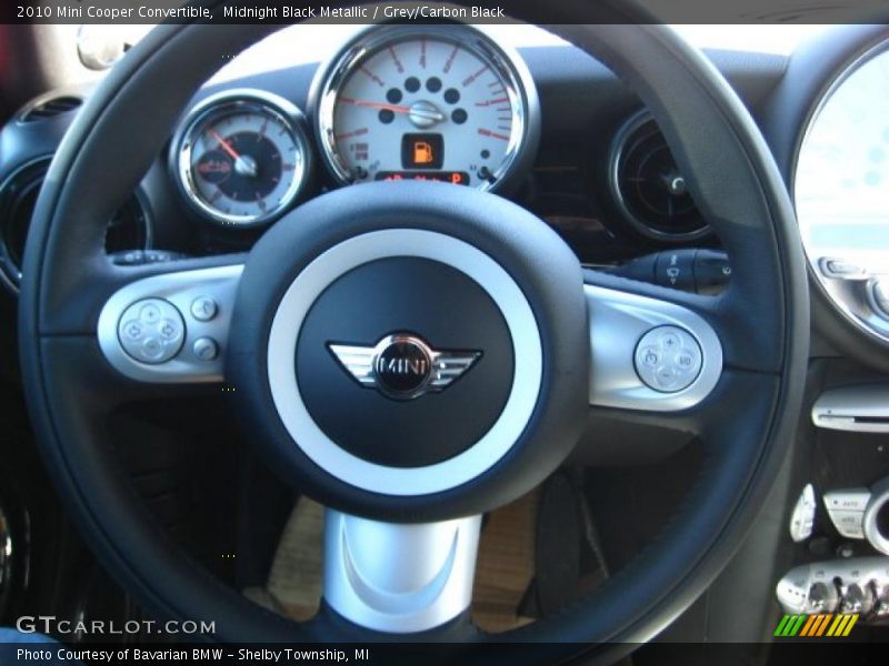 Midnight Black Metallic / Grey/Carbon Black 2010 Mini Cooper Convertible