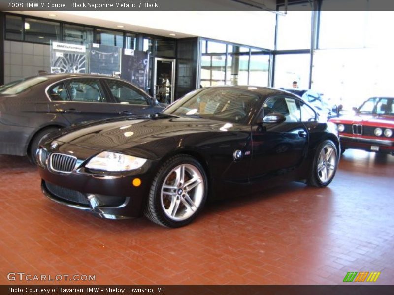 Black Sapphire Metallic / Black 2008 BMW M Coupe