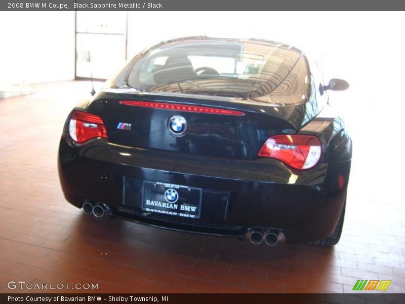 Black Sapphire Metallic / Black 2008 BMW M Coupe