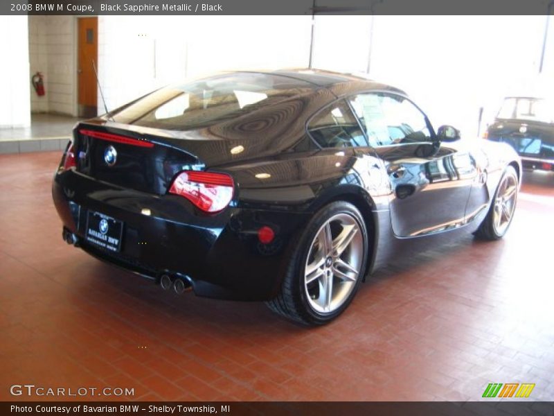 Black Sapphire Metallic / Black 2008 BMW M Coupe