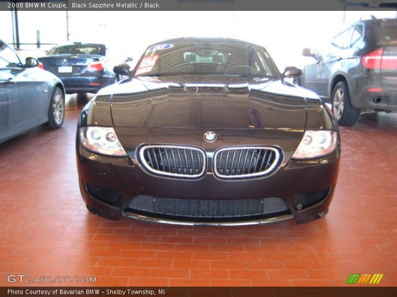 Black Sapphire Metallic / Black 2008 BMW M Coupe