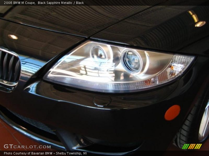 Black Sapphire Metallic / Black 2008 BMW M Coupe