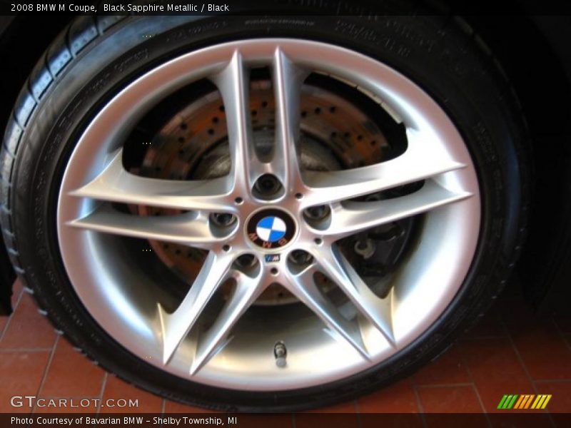 Black Sapphire Metallic / Black 2008 BMW M Coupe