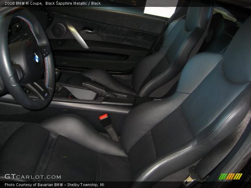 Black Sapphire Metallic / Black 2008 BMW M Coupe
