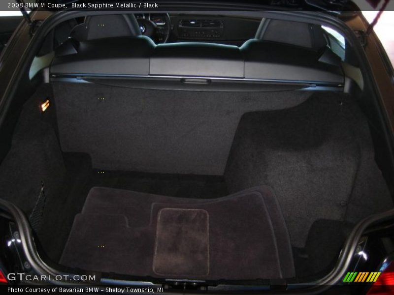 Black Sapphire Metallic / Black 2008 BMW M Coupe