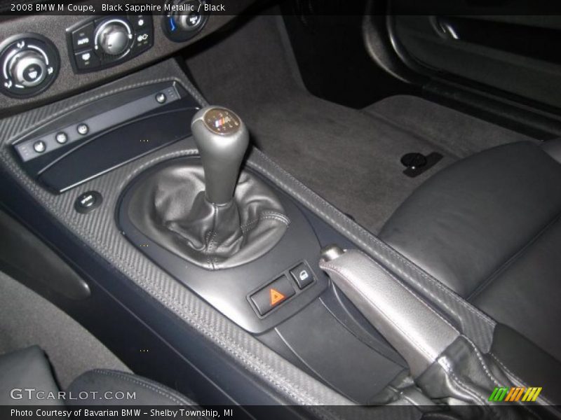 Black Sapphire Metallic / Black 2008 BMW M Coupe