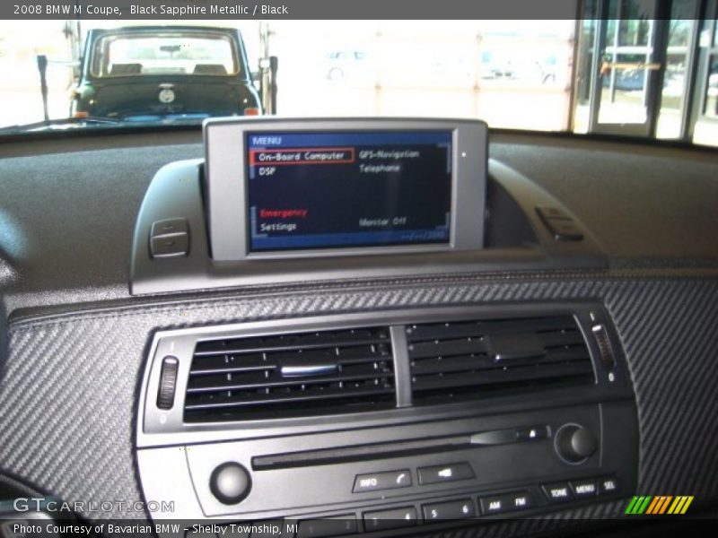 Black Sapphire Metallic / Black 2008 BMW M Coupe