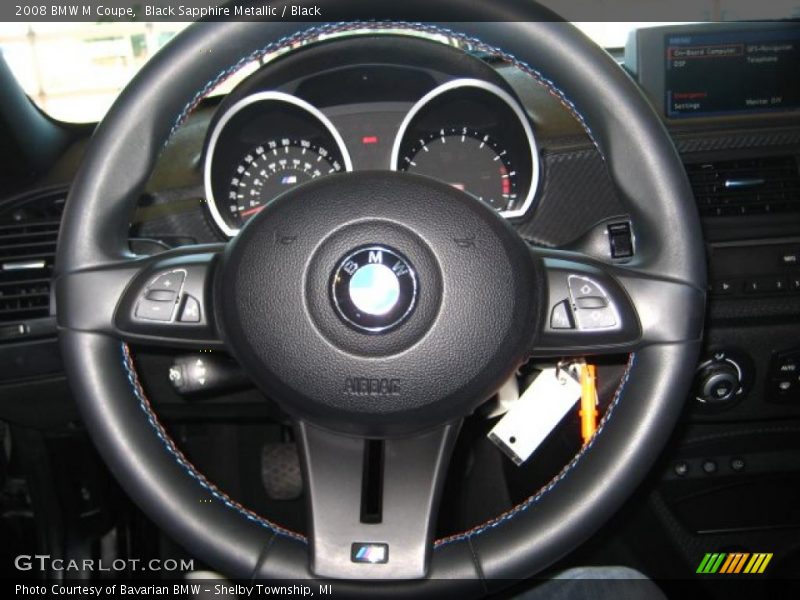 Black Sapphire Metallic / Black 2008 BMW M Coupe