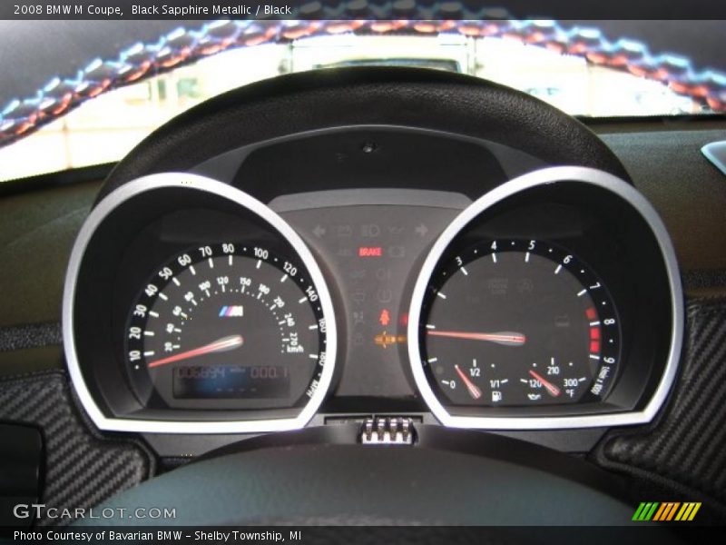 Black Sapphire Metallic / Black 2008 BMW M Coupe