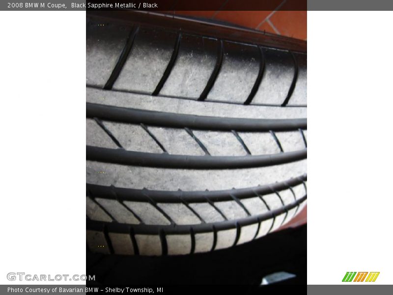 Black Sapphire Metallic / Black 2008 BMW M Coupe