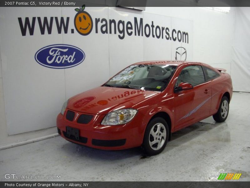 Victory Red / Ebony 2007 Pontiac G5