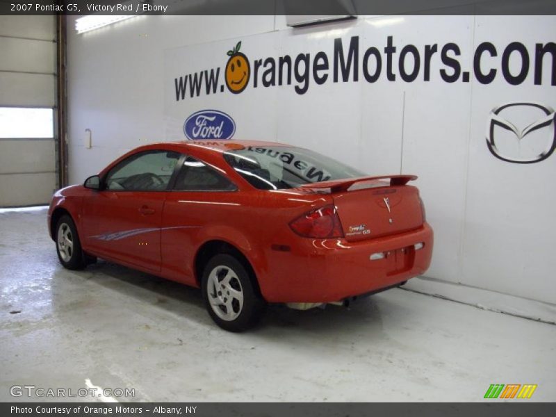 Victory Red / Ebony 2007 Pontiac G5
