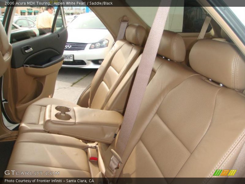 Aspen White Pearl / Saddle/Black 2006 Acura MDX Touring