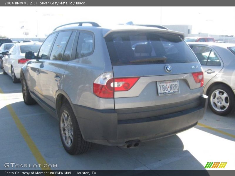 Silver Grey Metallic / Black 2004 BMW X3 2.5i