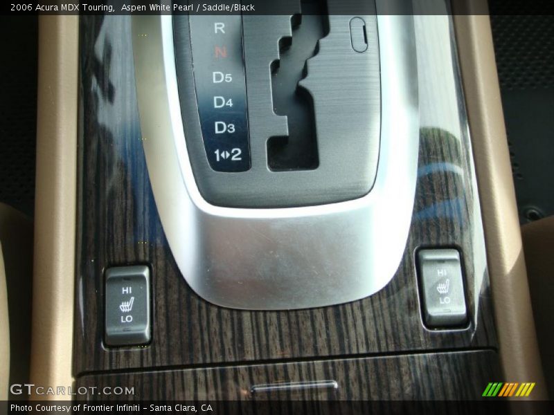 Aspen White Pearl / Saddle/Black 2006 Acura MDX Touring