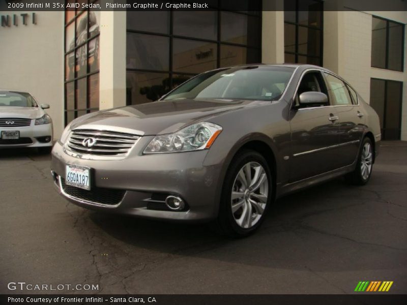 Platinum Graphite / Graphite Black 2009 Infiniti M 35x AWD Sedan