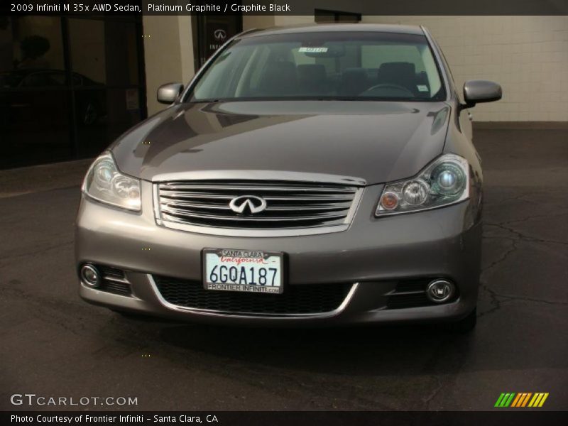 Platinum Graphite / Graphite Black 2009 Infiniti M 35x AWD Sedan