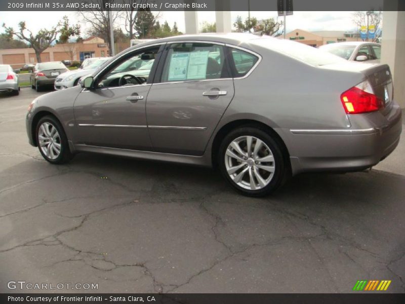 Platinum Graphite / Graphite Black 2009 Infiniti M 35x AWD Sedan