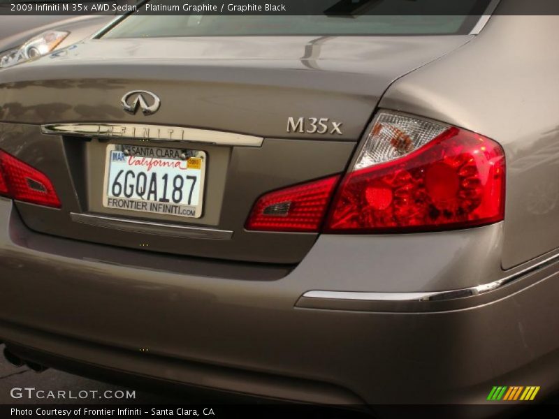 Platinum Graphite / Graphite Black 2009 Infiniti M 35x AWD Sedan