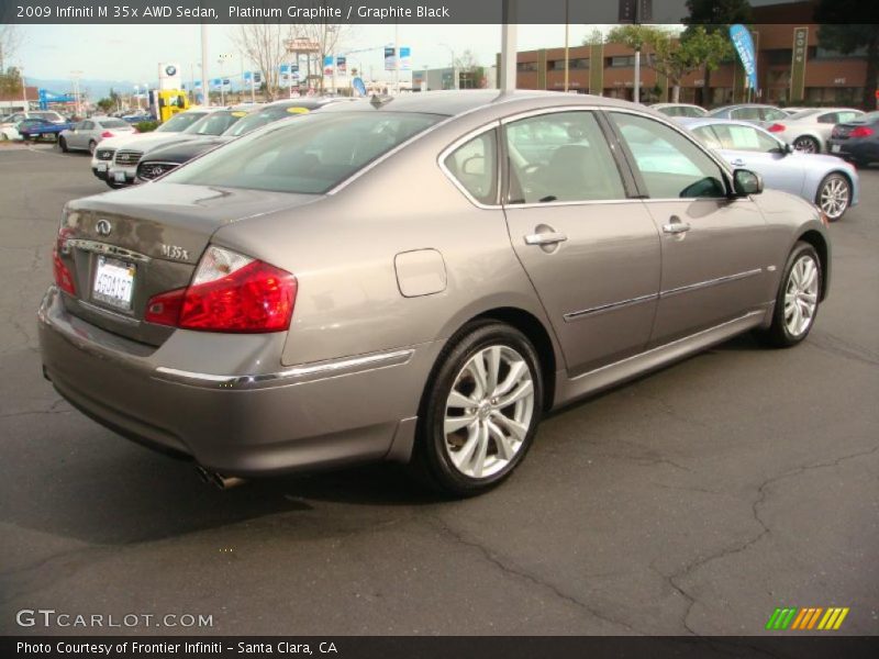 Platinum Graphite / Graphite Black 2009 Infiniti M 35x AWD Sedan