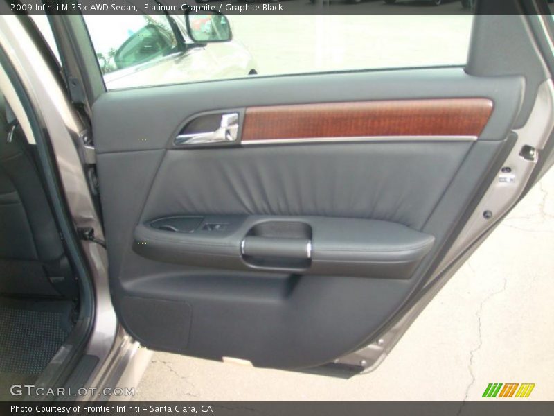 Platinum Graphite / Graphite Black 2009 Infiniti M 35x AWD Sedan