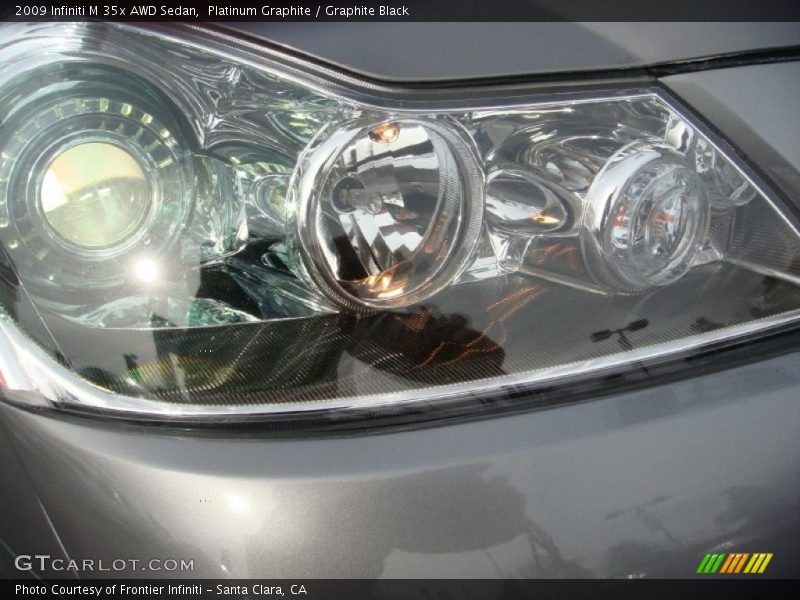 Platinum Graphite / Graphite Black 2009 Infiniti M 35x AWD Sedan