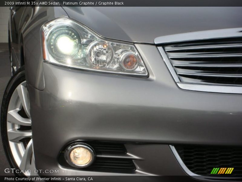 Platinum Graphite / Graphite Black 2009 Infiniti M 35x AWD Sedan