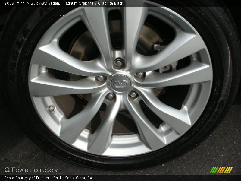 Platinum Graphite / Graphite Black 2009 Infiniti M 35x AWD Sedan