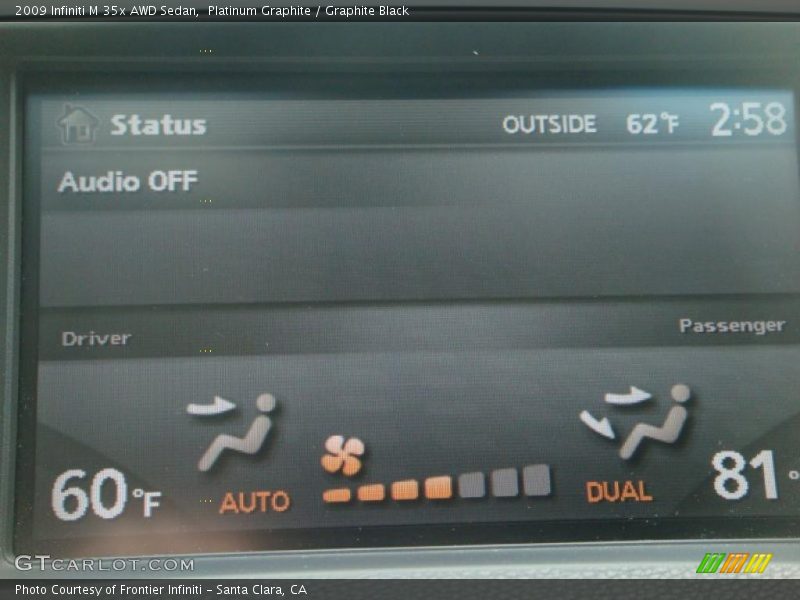 Platinum Graphite / Graphite Black 2009 Infiniti M 35x AWD Sedan