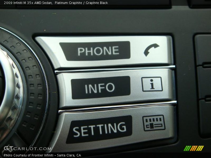 Platinum Graphite / Graphite Black 2009 Infiniti M 35x AWD Sedan