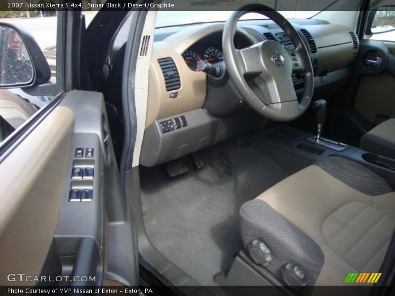 Super Black / Desert/Graphite 2007 Nissan Xterra S 4x4