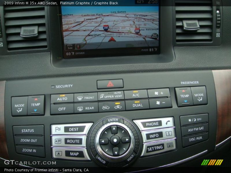 Platinum Graphite / Graphite Black 2009 Infiniti M 35x AWD Sedan