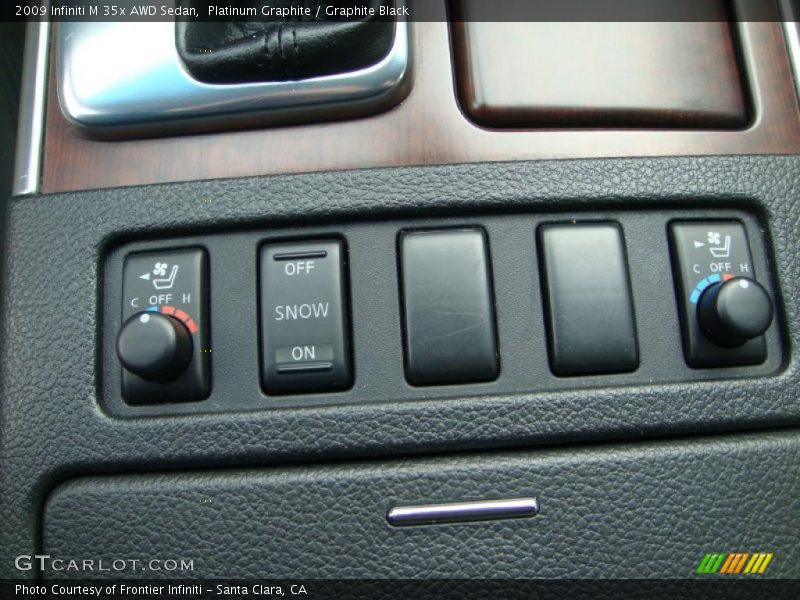 Platinum Graphite / Graphite Black 2009 Infiniti M 35x AWD Sedan