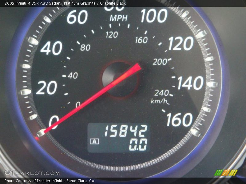 Platinum Graphite / Graphite Black 2009 Infiniti M 35x AWD Sedan