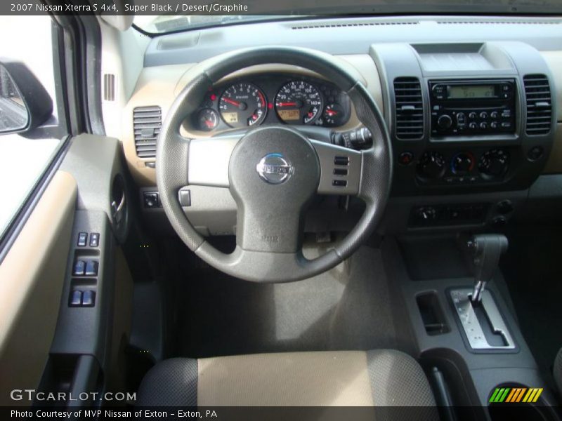 Super Black / Desert/Graphite 2007 Nissan Xterra S 4x4