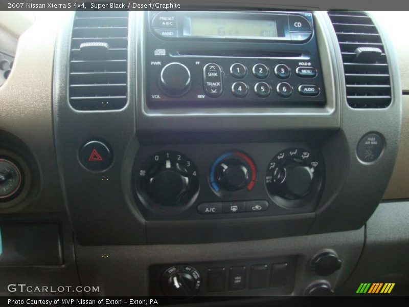 Super Black / Desert/Graphite 2007 Nissan Xterra S 4x4