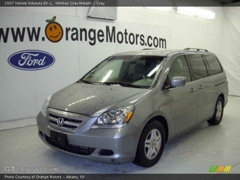 Nimbus Gray Metallic / Gray 2007 Honda Odyssey EX-L