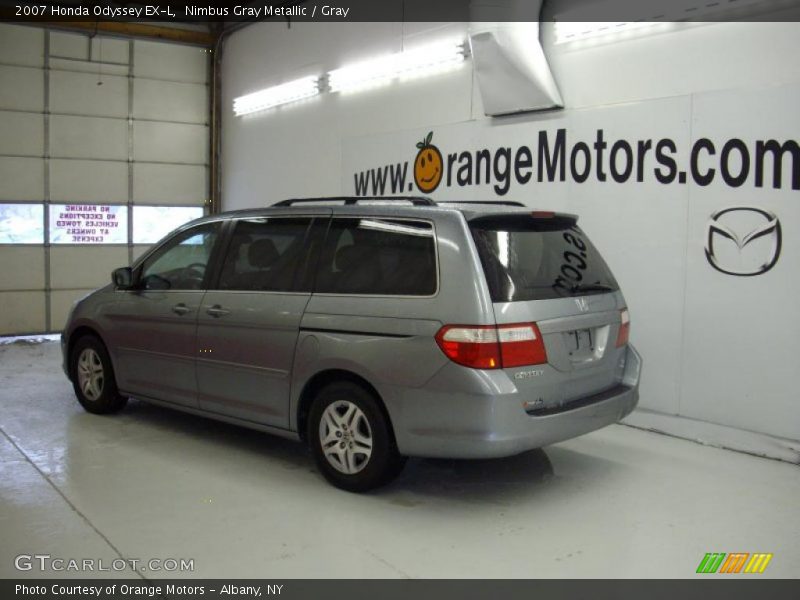 Nimbus Gray Metallic / Gray 2007 Honda Odyssey EX-L