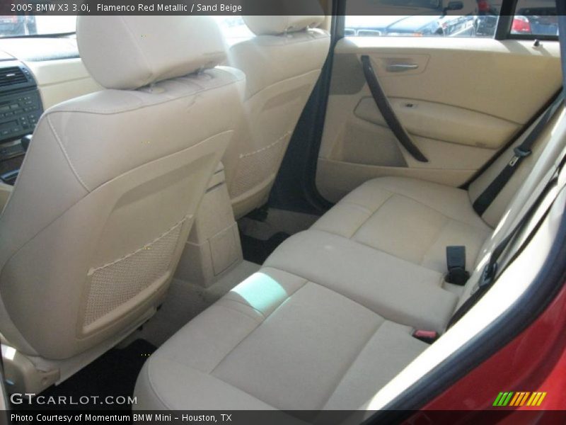 Flamenco Red Metallic / Sand Beige 2005 BMW X3 3.0i