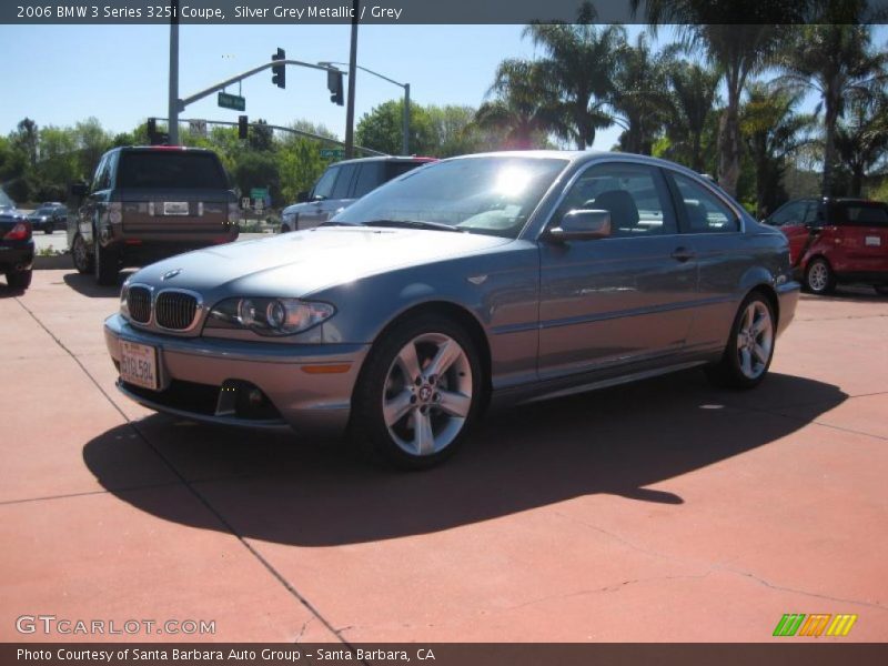 Silver Grey Metallic / Grey 2006 BMW 3 Series 325i Coupe