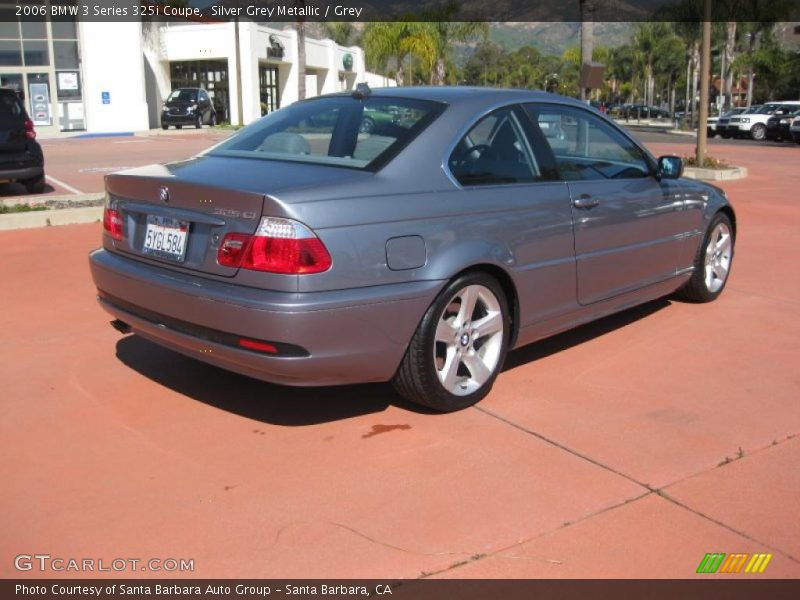 Silver Grey Metallic / Grey 2006 BMW 3 Series 325i Coupe