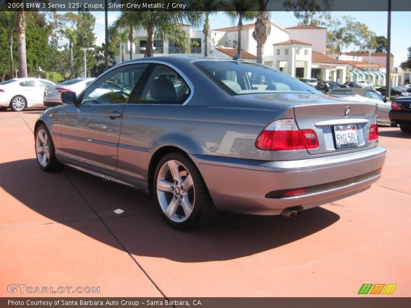 Silver Grey Metallic / Grey 2006 BMW 3 Series 325i Coupe