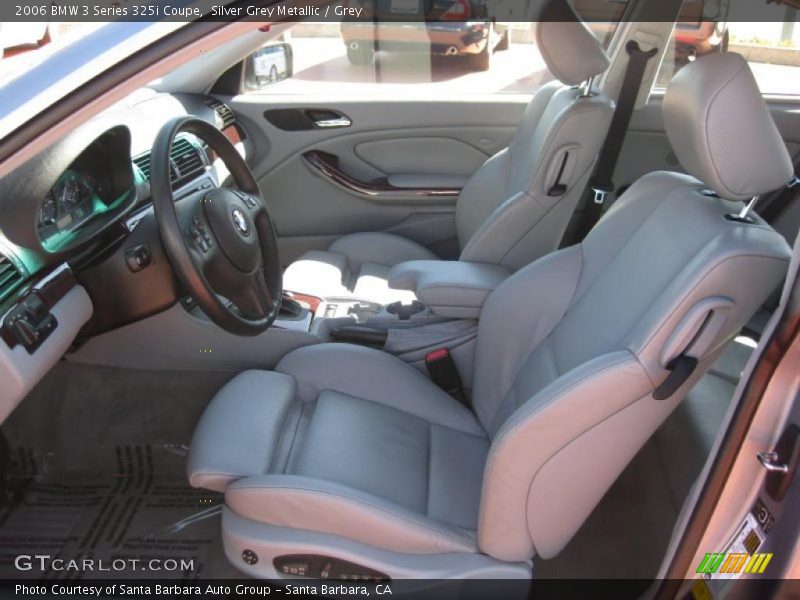 Silver Grey Metallic / Grey 2006 BMW 3 Series 325i Coupe
