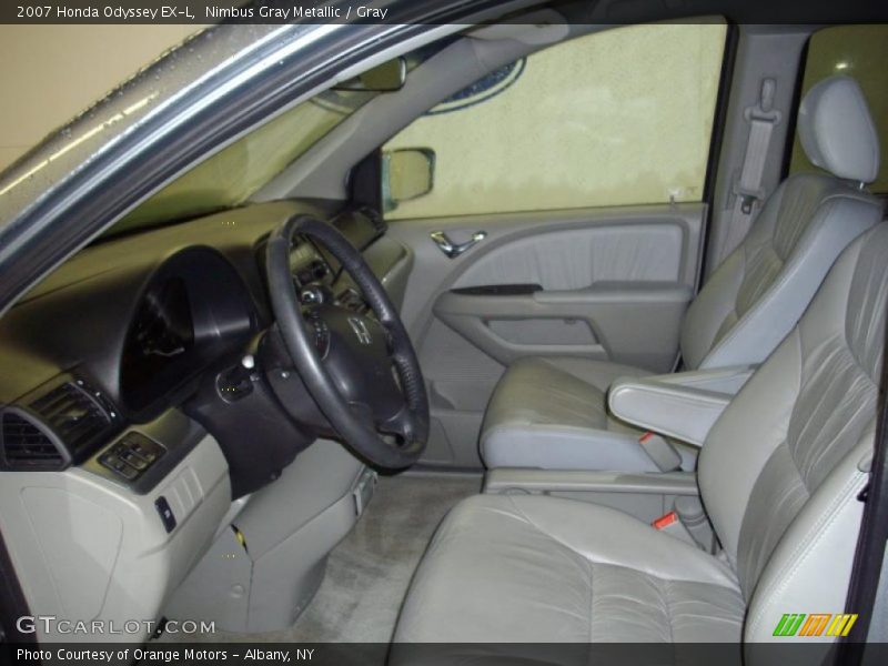 Nimbus Gray Metallic / Gray 2007 Honda Odyssey EX-L