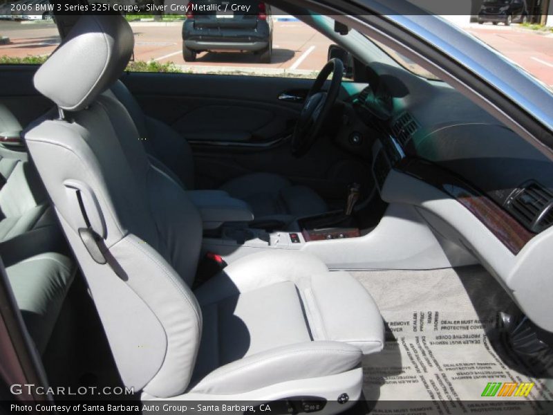 Silver Grey Metallic / Grey 2006 BMW 3 Series 325i Coupe