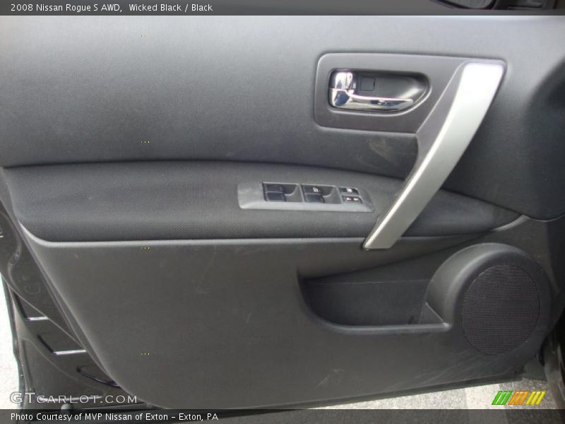Wicked Black / Black 2008 Nissan Rogue S AWD