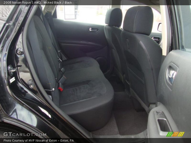 Wicked Black / Black 2008 Nissan Rogue S AWD