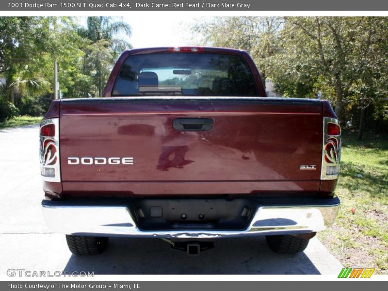 Dark Garnet Red Pearl / Dark Slate Gray 2003 Dodge Ram 1500 SLT Quad Cab 4x4