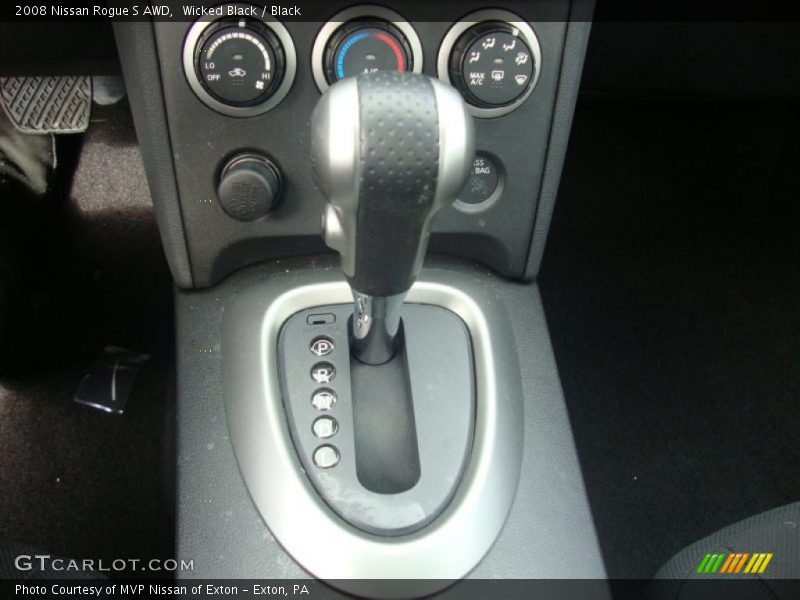 Wicked Black / Black 2008 Nissan Rogue S AWD