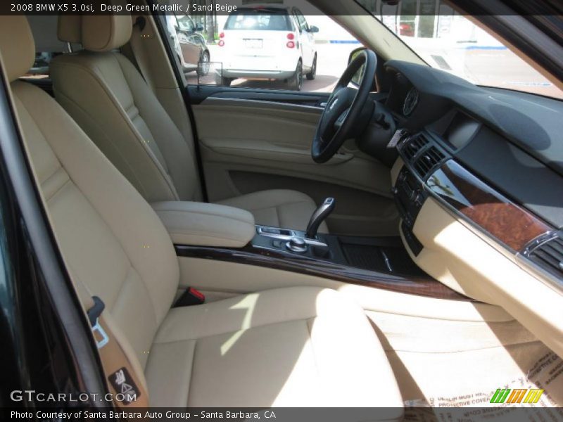 Deep Green Metallic / Sand Beige 2008 BMW X5 3.0si